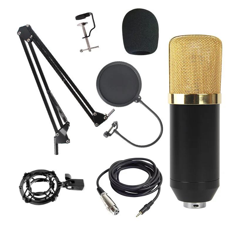 Condenser Microphone Kit - Kit de micrófono de condensador BM800,