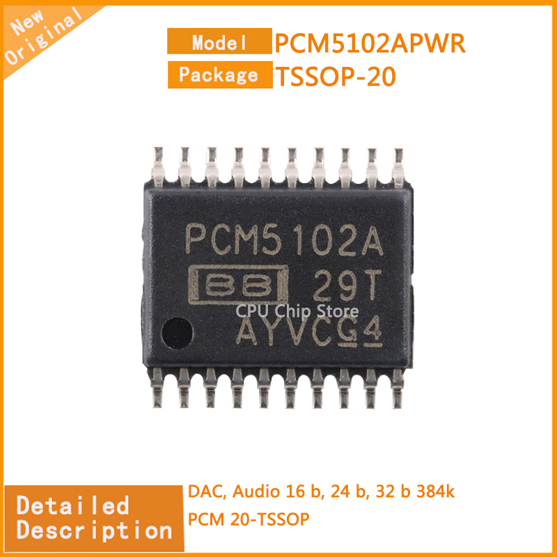 Pcm5102 - 5 unids/lote nuevo Original PCM5102APWR PCM5102