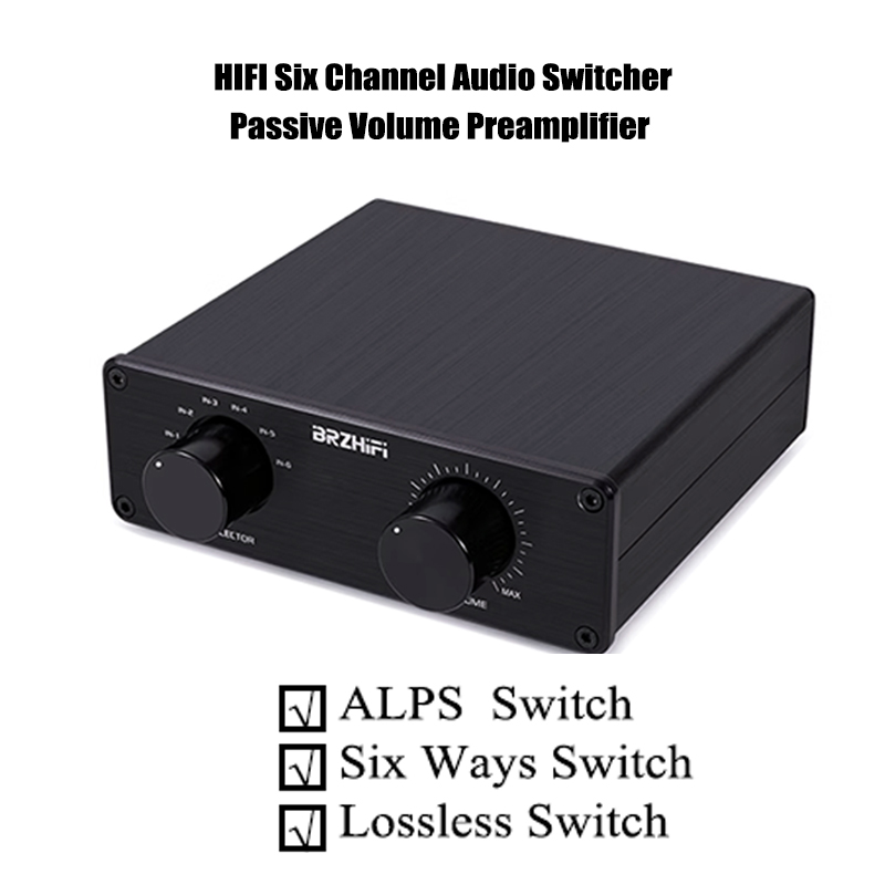 Passive Preamp - Conmutador de entrada de señal de