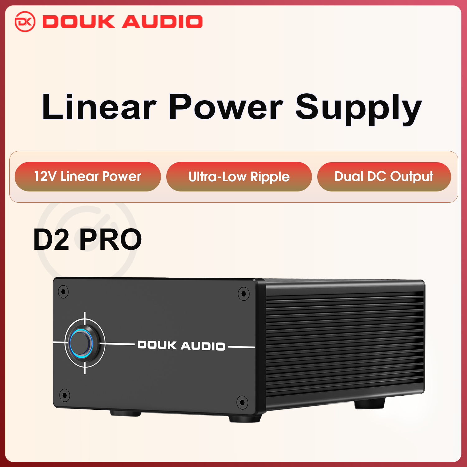 Audio Dac - Fuente de alimentación lineal regulada Douk
