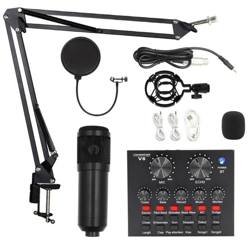 Condenser Microphone Kit - Kit de Micrófono de Condensador BM800,