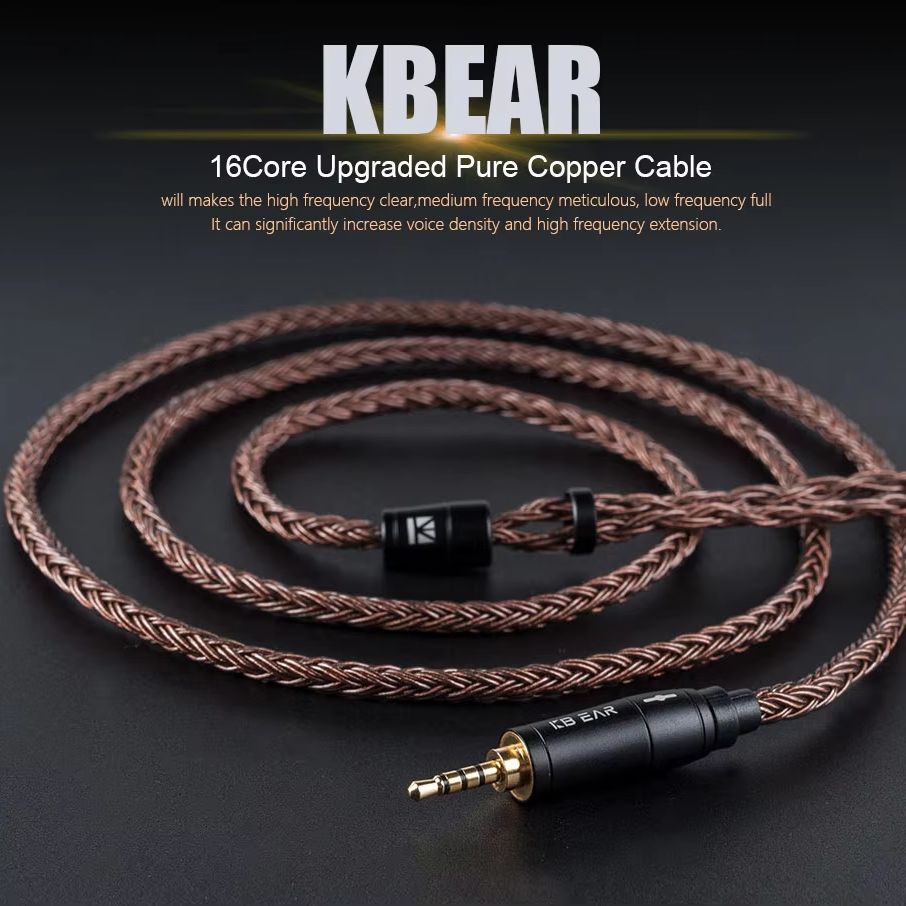 Trs Cable - Cable de auriculares KBEAR IEM de