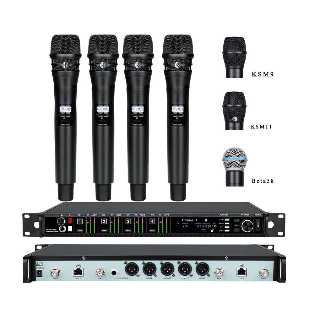 Ribbon Microphone - Micrófono Inalámbrico Profesional EIF AD4Q, 4
