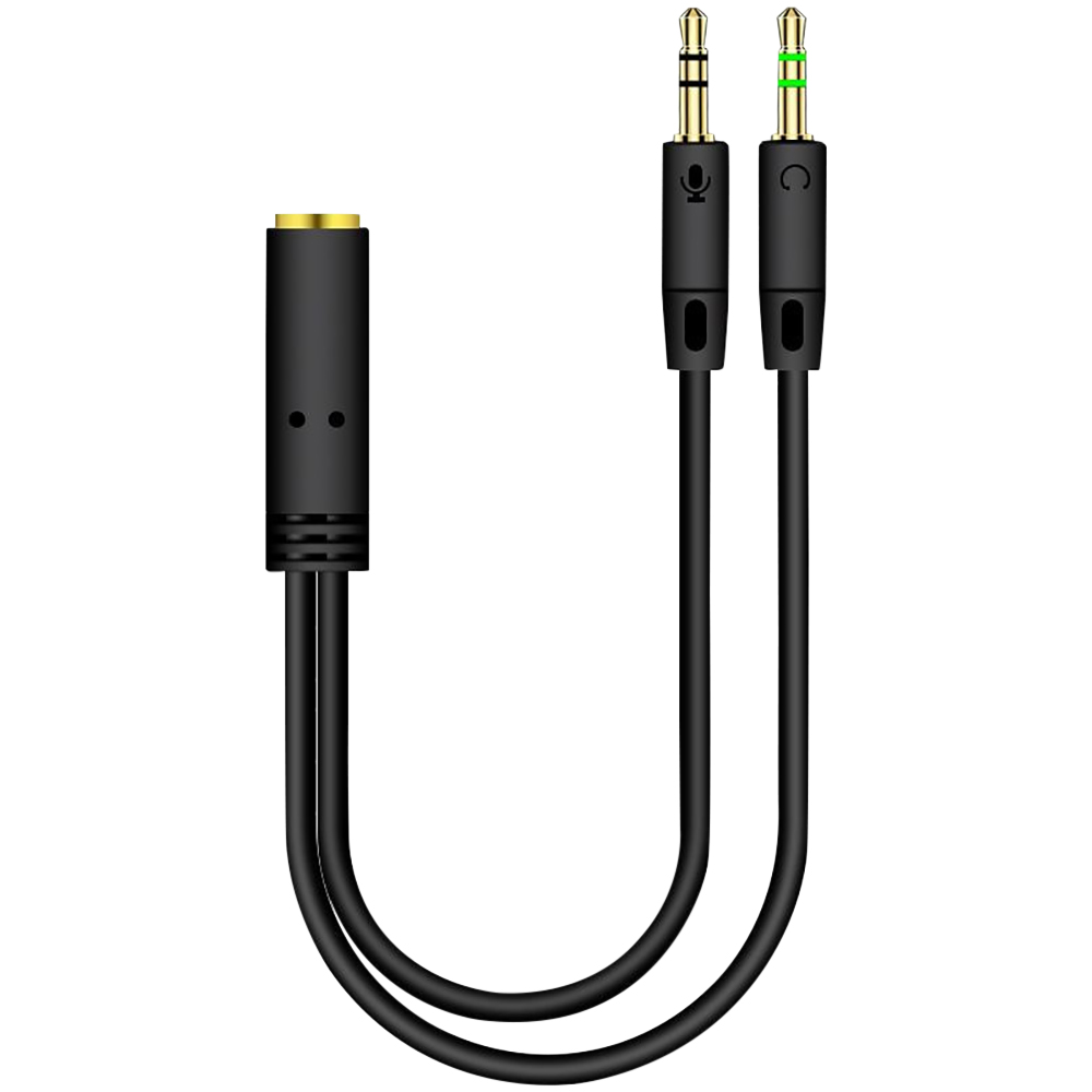 Audio Jumper Wire - Adaptador de auriculares Jack de 3,5mm,