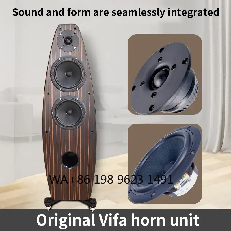 Altavoz de torre de madera con - Tweeter reseña y precio