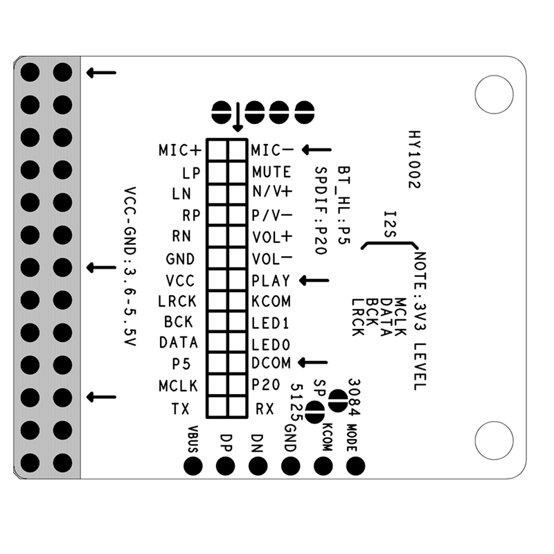 Módulo de Audio Estéreo Blueto - Sbc Audio Amplifier reseña y precio