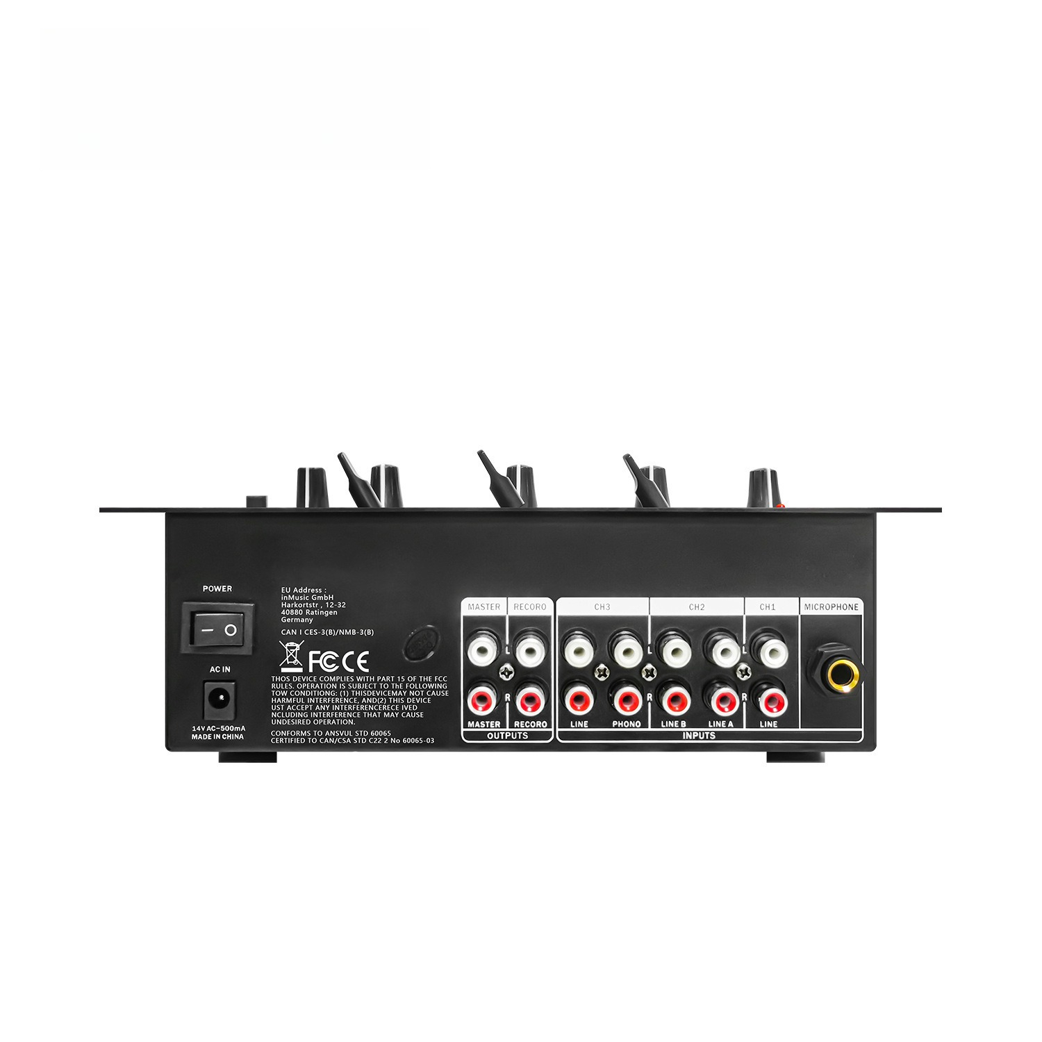 Mezclador de DJ de 4 Canales,  - Audio Interface reseña y precio