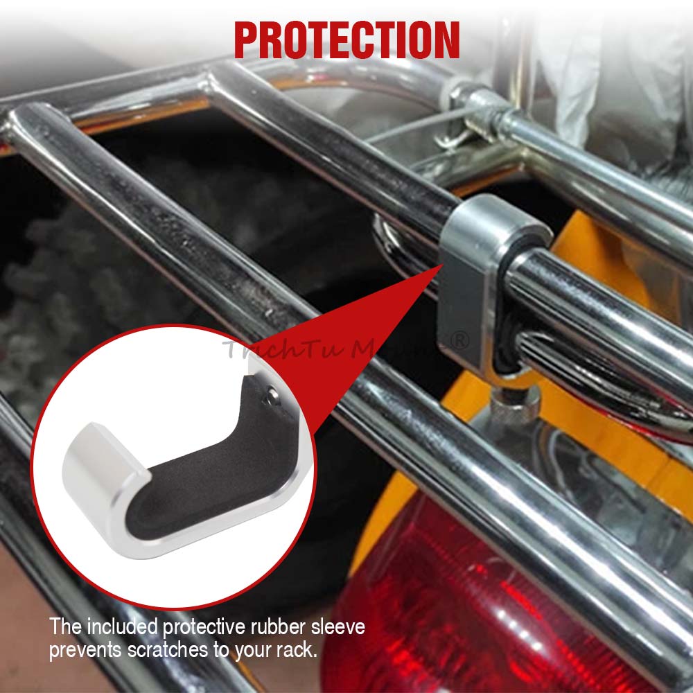 Soporte para equipaje de motoc - Knob Aluminum reseña y precio