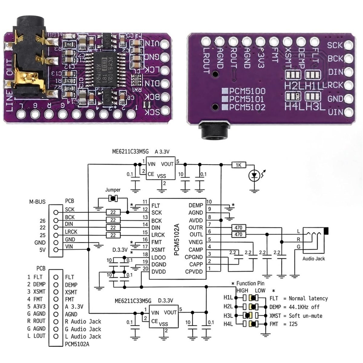 2 unidades de módulo decodific - Pcm5102 reseña y precio