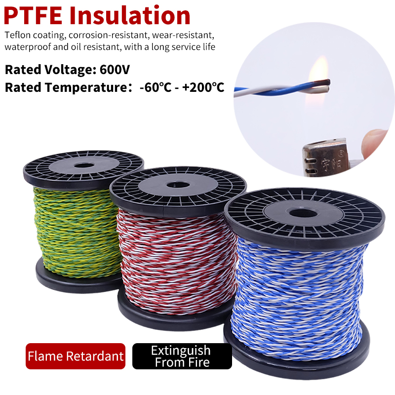 Cable de PTFE AFS200, 2 pines, - Audio Jumper Wire reseña y precio