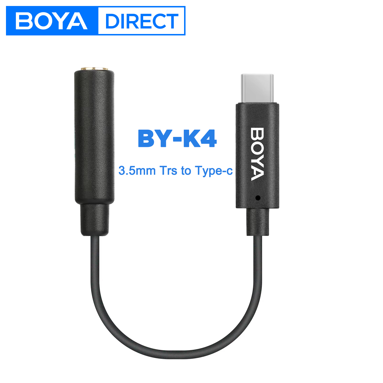 BOYA BY-K4 6cm 3,5mm TRS hembr - Trs Cable reseña y precio
