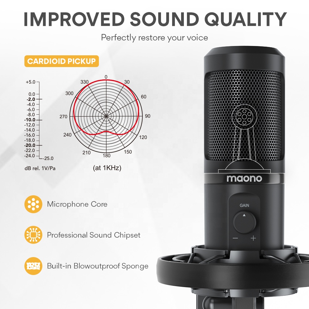 Kit de Micrófono Profesional M - Condenser Microphone Kit reseña y precio