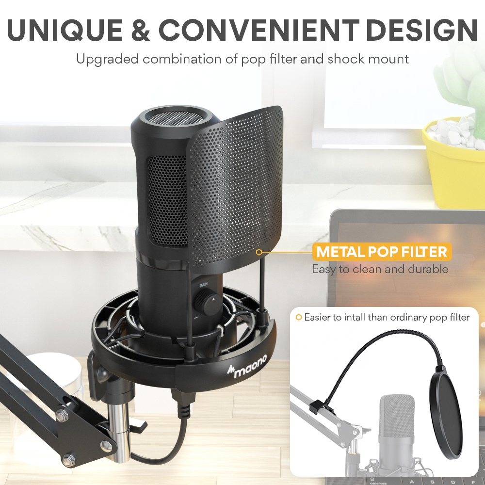Kit de Micrófono Profesional M - Condenser Microphone Kit reseña y precio