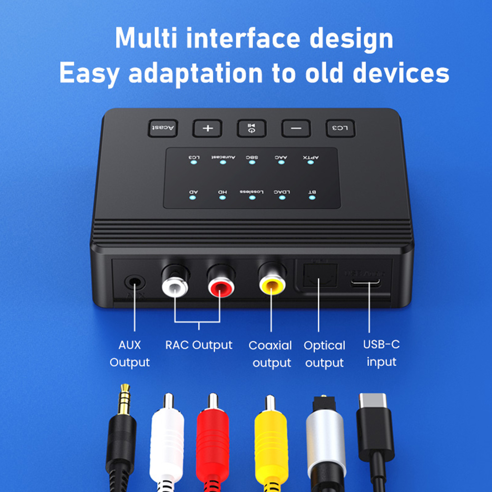 Receptor de Audio HD LDAC AptX - Audio Cable Rca reseña y precio