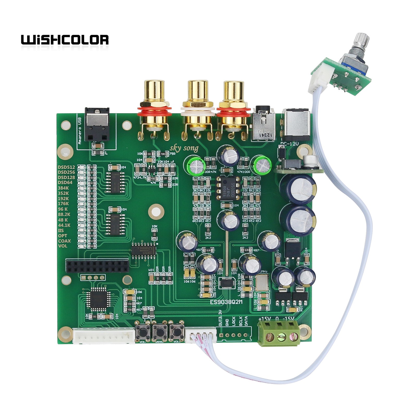 Wishcolor-placa decodificadora - Dac Board reseña y precio