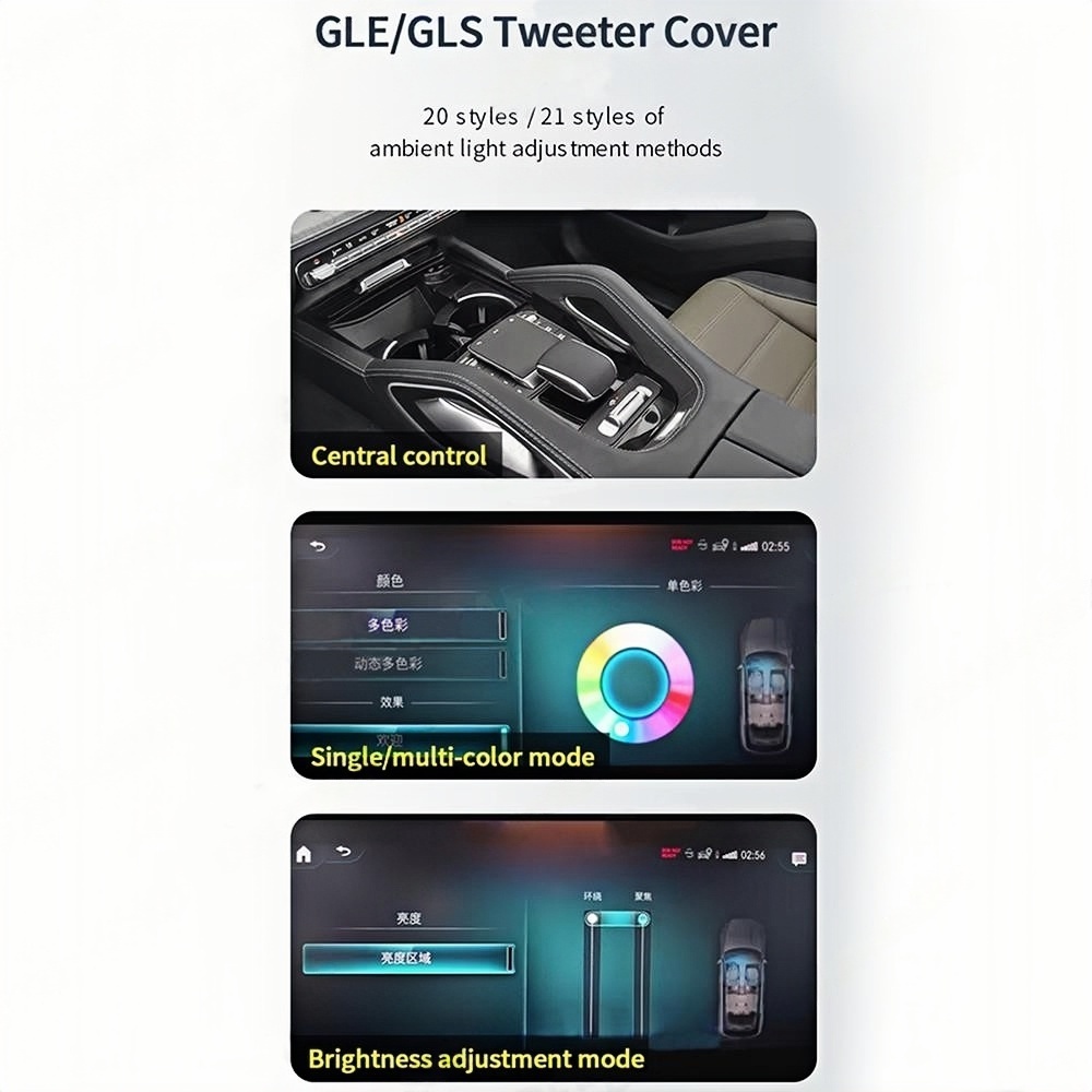 64 colores LED para Mercedes B - Tweeter reseña y precio