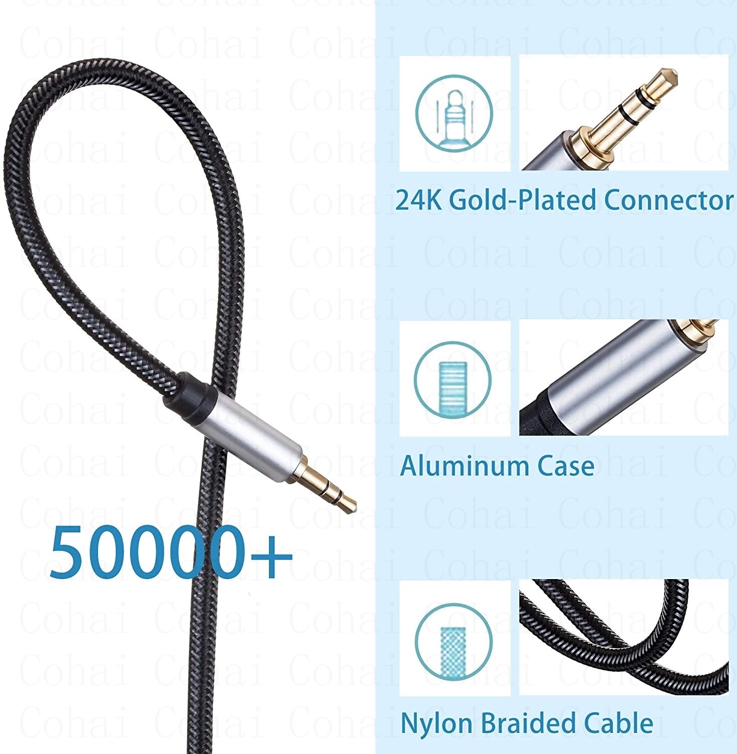 Cable de Audio Jack de 3,5mm,  - Audio Jumper Wire reseña y precio