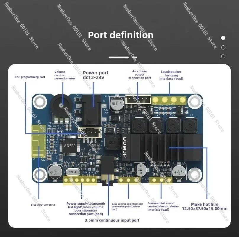Amplificador Bluetooth 5.3 Por - Diy Speaker reseña y precio