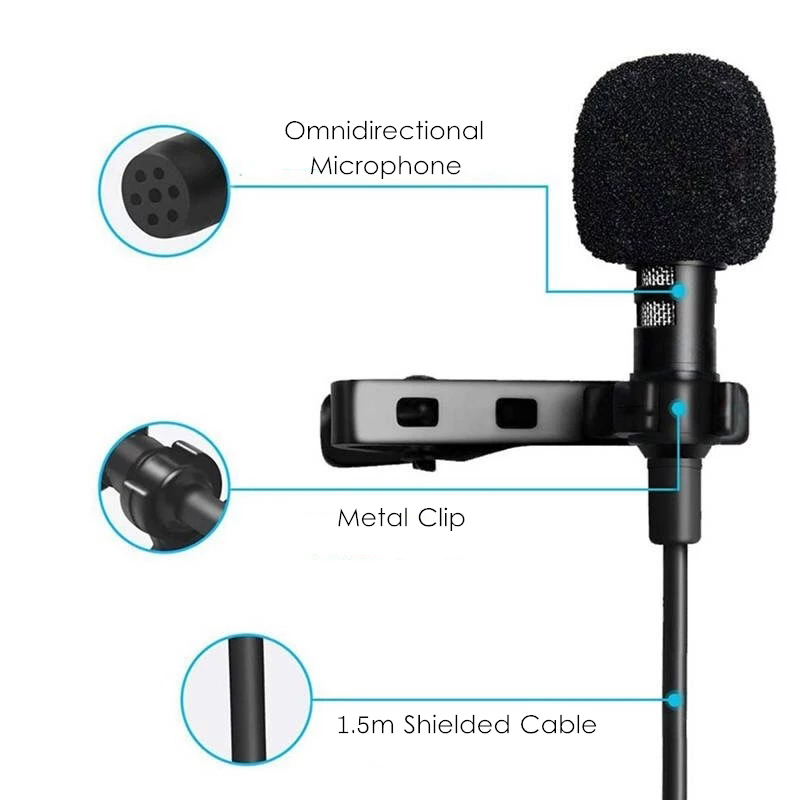 Mini micrófono Lavalier portát - Microphone Capsule reseña y precio