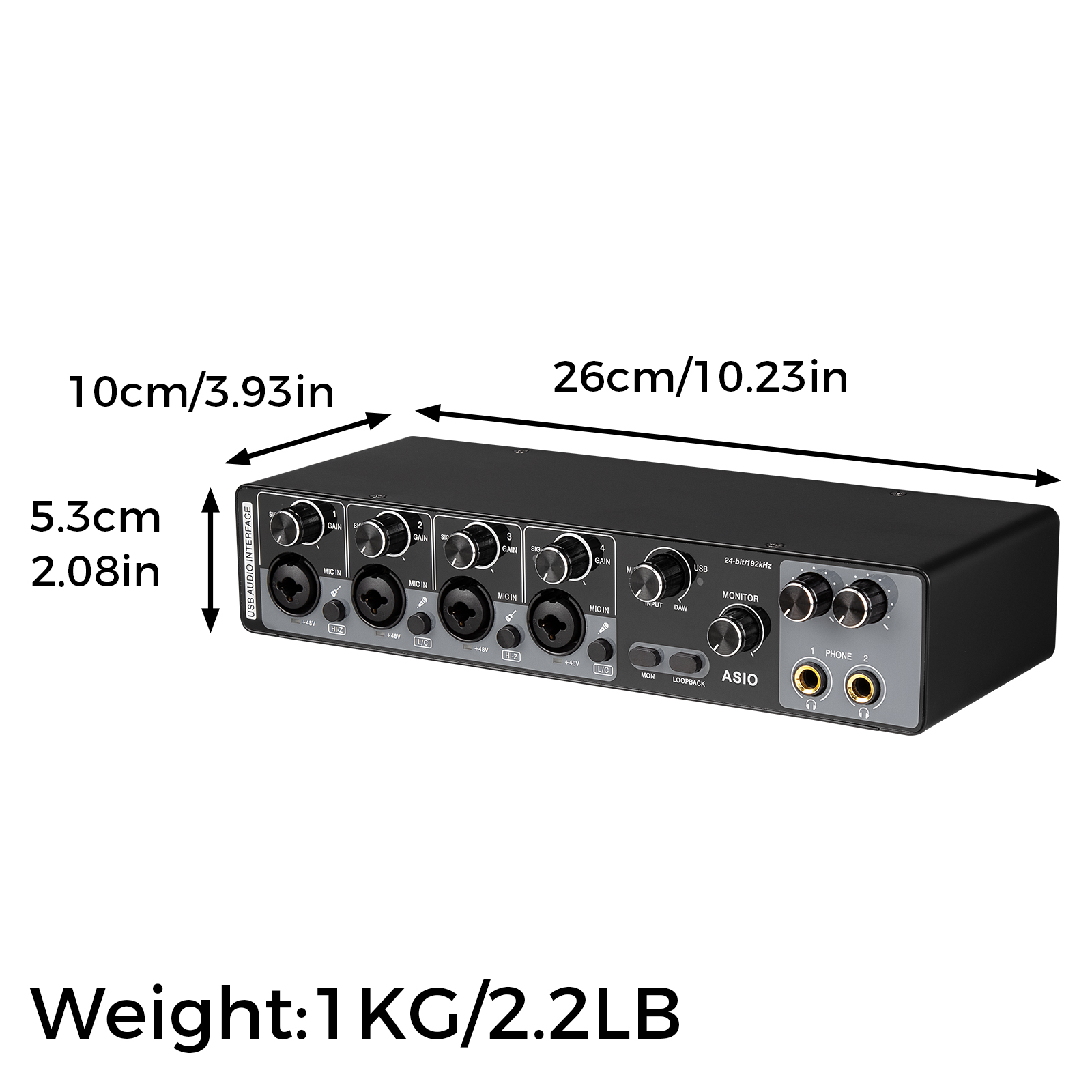 Precios de fábrica MQ44 Tarjet - Audio Interface reseña y precio