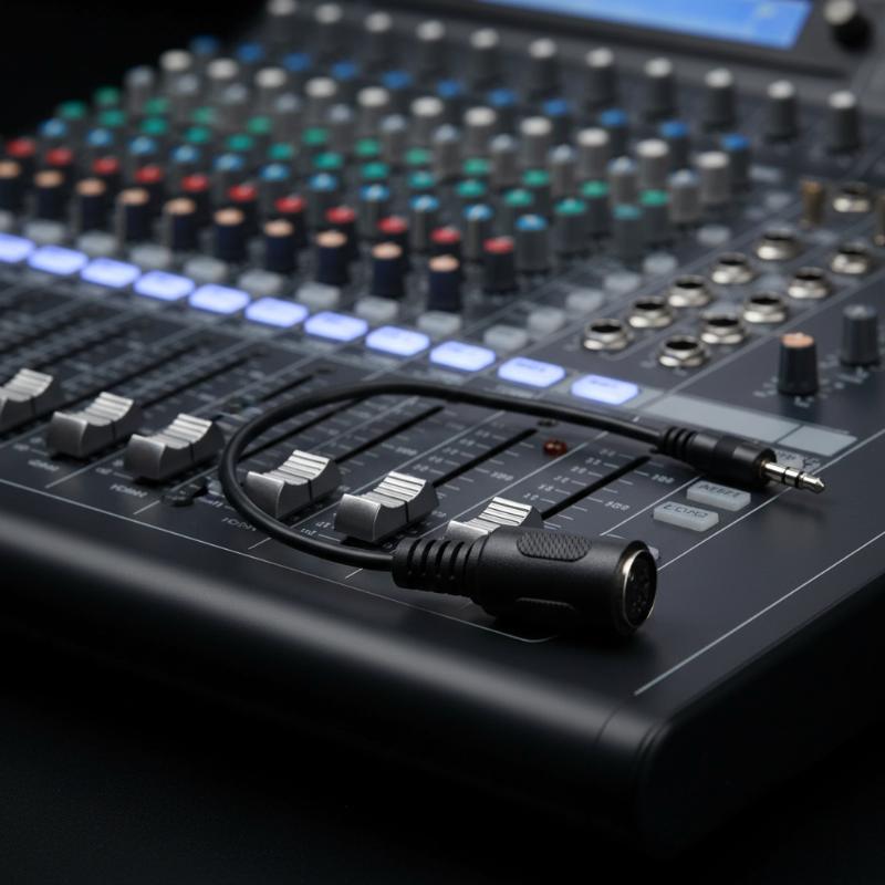 Cable convertidor MIDI DIN 5 a - Trs Cable reseña y precio