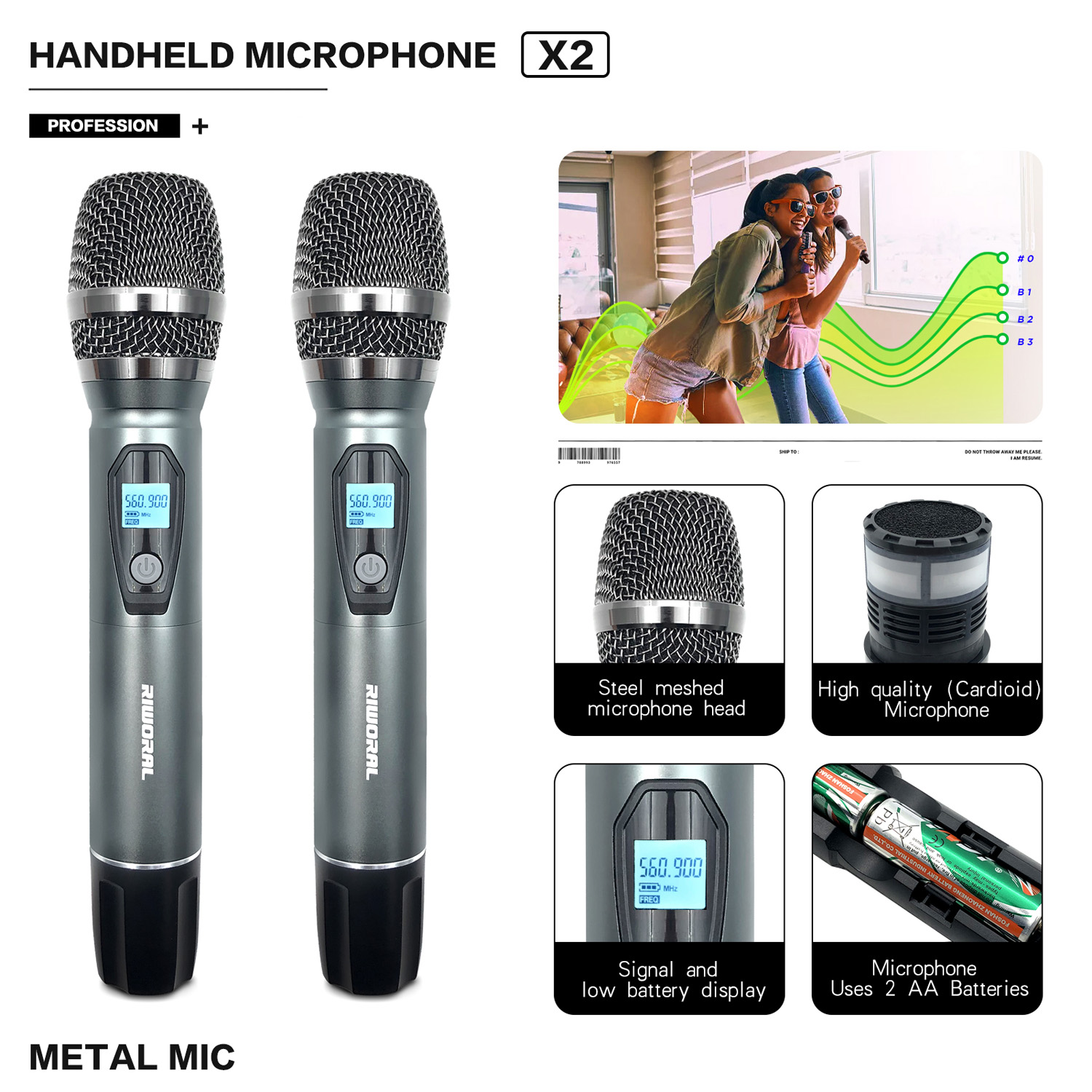 2026 RV-2 Micrófono de karaoke - Condenser Microphone Kit reseña y precio