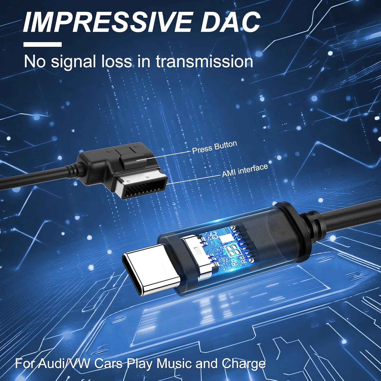 Cable USB-C a AMI MMI Aux para - Mdi Cable reseña y precio