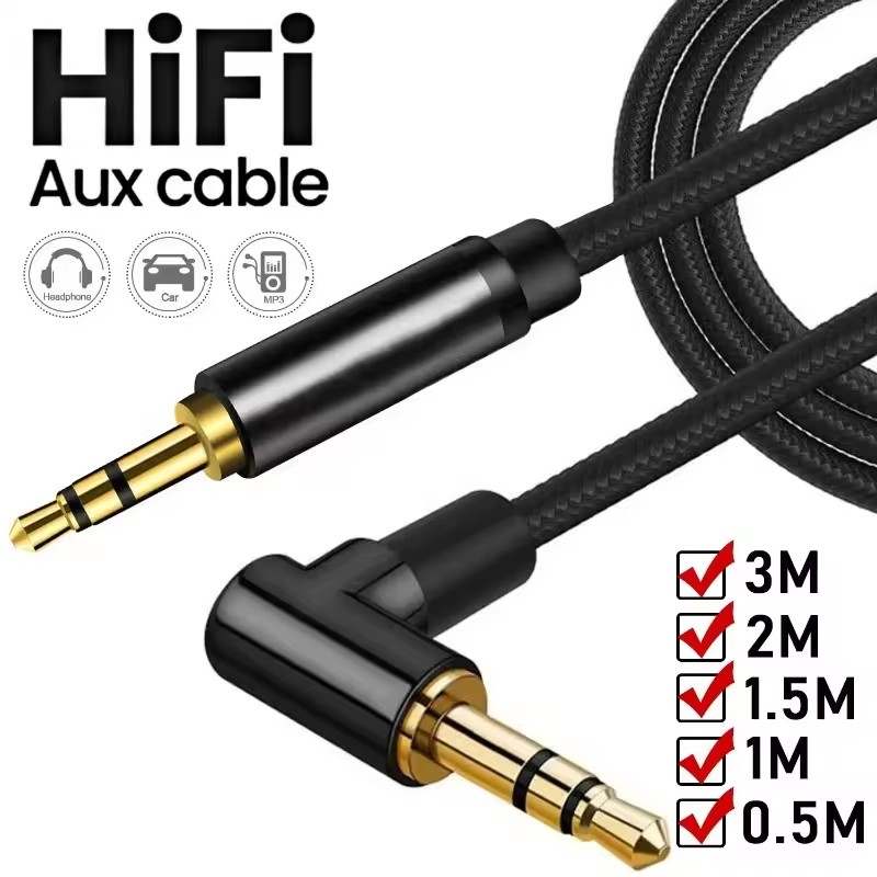 Cable AUX de 3,5 mm, cable de  - Audio Jumper Wire reseña y precio