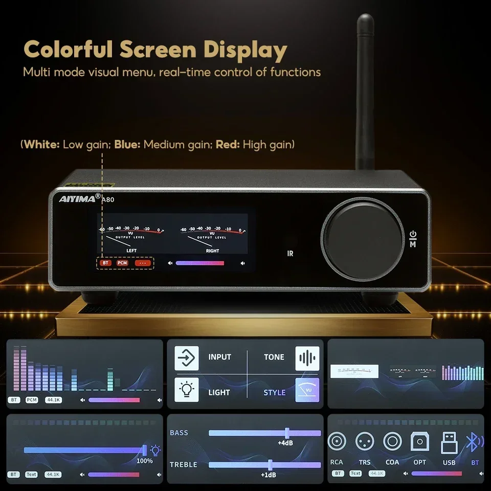 Amplificador de potencia estér - Class D Amplifier reseña y precio