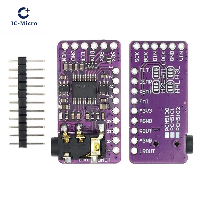 1-10 Uds interfaz I2S PCM5102A - Pcm5102 reseña y precio