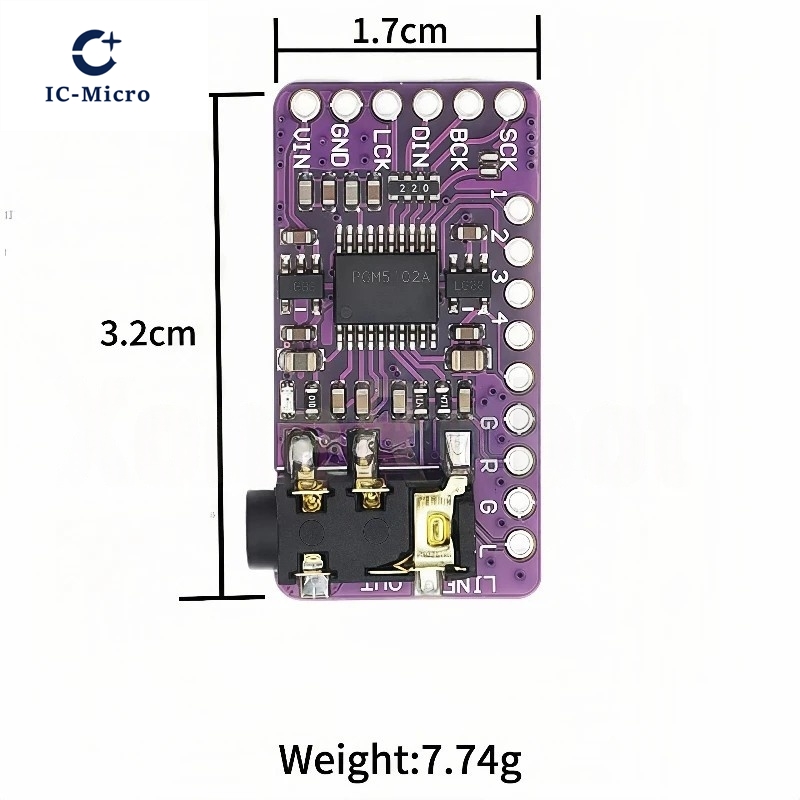 1-10 Uds interfaz I2S PCM5102A - Pcm5102 reseña y precio